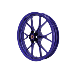 Jante avant origine Gilera SMT 50 Euro 4 après 2019 bleu 