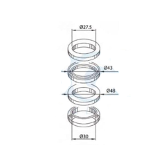 Roulement de direction Yamaha DT 50 MBK Xlimit