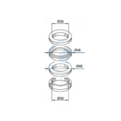 Roulement de direction Yamaha TZR MBK Xpower après 2004