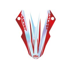 Kit déco garde boue Acerbis Evo Most chromé rouge