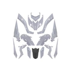 Kit carénage Yamaha Xmax 125cc 300cc 400cc après 2018 gris nardo (15 pièces)