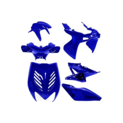 Kit carénage type origine Yamaha Aerox avant 2012 bleu métallique