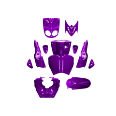 Kit carénage AllPro MBK Stunt Yamaha Slider violet