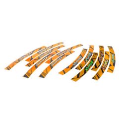 Kit déco jante Most holographique orange