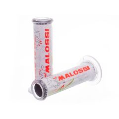Poignée Malossi Tribal blanc 30mm