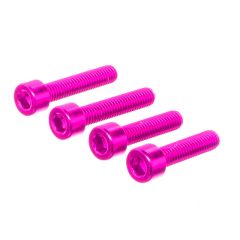  Kit de tornillos tobera Derbi para carga 5mm Most inclinada de 5° aluminio rosa