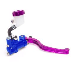 Bomba de freno delantera Most radial lila y azul