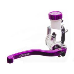 Bomba de freno delantera Most Radial gris maneta lila