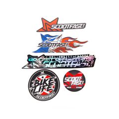 pack 5 Autocollants ScootFast 