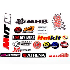 pack 17 Autocollants ScootFast 