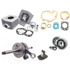 Pack moteur 70cc Parmakit MBK 51 (cylindre vilebrequin roulement joint clapet)