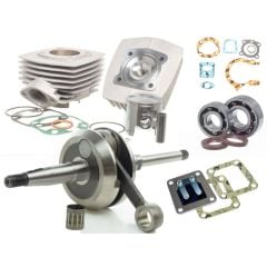Pack moteur 70cc Racing Peugeot 103 air (cylindre vilebrequin roulement et clapet)