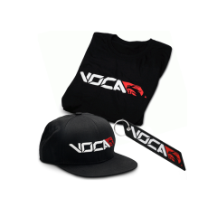 Pack T-shirt casquette et porte-clés Voca Addict