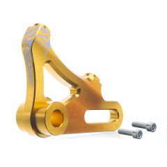 Patte de déport CNC étrier Radial arrière Rieju MRT bras oscillant aluminium Or