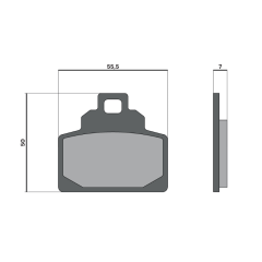 Plaquette de frein arrière Malossi Brake Pads Vespa GTS Euro 5+ après 2025