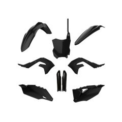 Kit carénage Polisport Kawasaki KX 250cc 450cc après 2021 noir