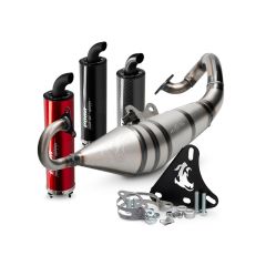 Pot échappement 50cc 70cc Voca Sabotage MBK Nitro Mach G Yamaha Aerox Jog