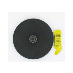 Poulie acier renforcé MBK 51 avec pignon 11 dents et douille INA noir