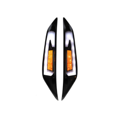 Clignotant avant dirigé Power1 Matrice Piaggio Zip2000 Evo-5 fumé