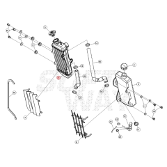 Radiateur origine Beta RR 50