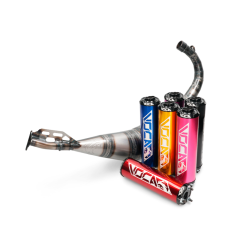 Pot d'échappement Voca Rookie 50cc 70cc Minarelli AM6 homologué silencieux au choix