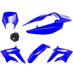 Kit carénage Derbi Senda Gilera SMT 2011 à 2017 bleu