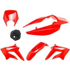Kit carénage Derbi Senda et Gilera SMT 2011 à 2017 rouge