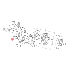 Vilebrequin complet origine Sherco HRD SM Black Moon RS Euro 5 après 2024