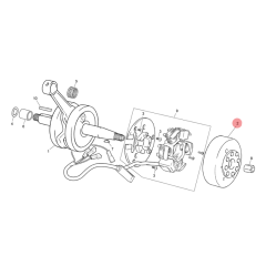 Rotor d'allumage origine Sherco 50 HRD SM Black Moon RS après 2024