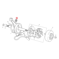 Cage à aiguilles de piston origine Sherco 50 HRD SM Black Moon RS après 2024