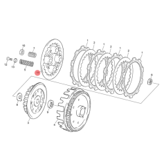 Plateau d'embrayage origine Sherco 50