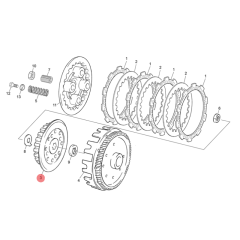 Noix d'embrayage origine Sherco 50