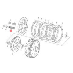 Ressort d'embrayage origine Sherco 50