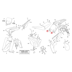 Entretoise de carénage inox origine Sherco 50 HRD SM Black Moon RS après 2024
