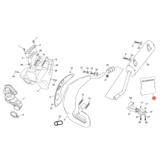 Kit réparation de silencieux origine Sherco 50 HRD SM Black Moon RS après 2024