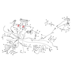 Silentbloc de compteur origine Sherco 50 HRD SM Black Moon RS après 2024
