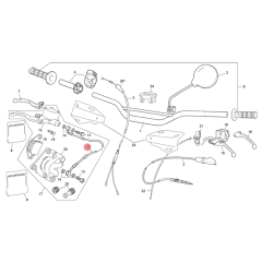 Durite de frein avant origine Sherco 50 HRD SM Black Moon RS après 2024