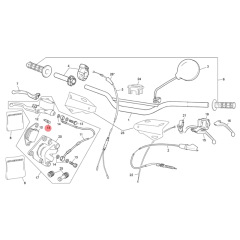 Contacteur de frein avant origine Sherco 50 HRD SM Black Moon RS après 2024