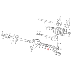 Rondelle barillet de sélecteur origine Sherco 50 HRD SM Black Moon RS après 2024