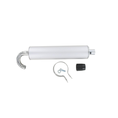 Silenciador universal cromado para scooter