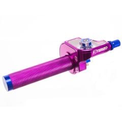Poignée de gaz Terzo à tirage rapide Terzo Violet Bleu