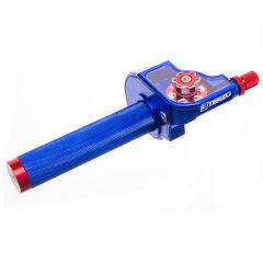 Poignée de gaz Terzo à tirage rapide Terzo Bleu Rouge