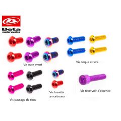 Vis de carénage Most alu Beta RR 2012 - 2020 couleur au choix