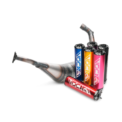 Pot d'échappement Voca Warrior 50cc 70cc passage bas Rieju MRT