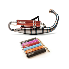 Pot d'échappement Yasuni Carrera 16 MBK Booster violet