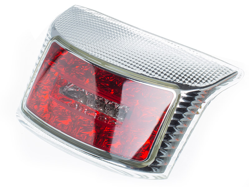 Replay Rear Light Lexus White For MBK Booster 50 & Yamaha BWS 50 2004+
