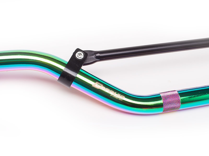 Guidon KRM 28mm avec mousse rouge holographique