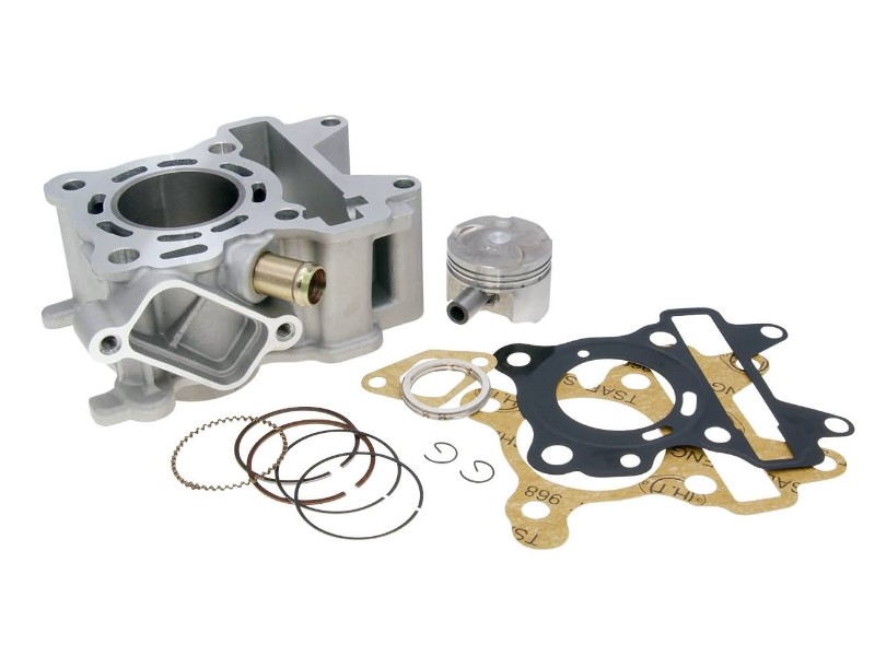 Kit Piston Segments Cylindre Diamètre 40mm - Compatible MBK Niro Ovetto, Yamaha Aerox Neos, Malaguti F12