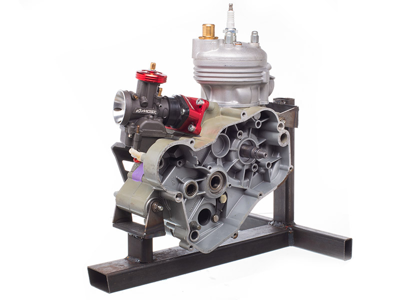 Pletina adaptacion cilindro AM6 en carter Derbi Euro y MOST