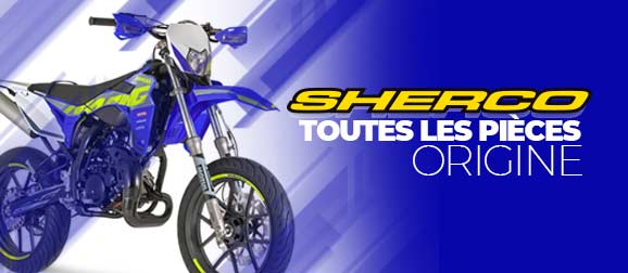 Toutes les pièces origine des motos Sherco sont disponibles chez scootfast.net